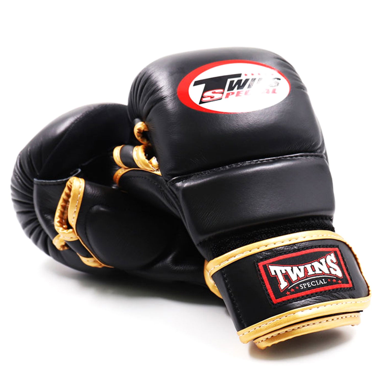 Twins Special GGL14 MMA Sparring Gloves - Black-Gold – Muaythai-Boxing
