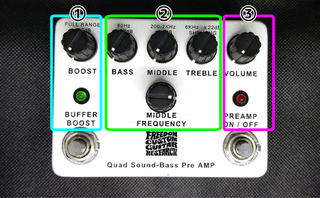 原音重視なプリアンプ FREEDOM CUSTOM RESEARCH Quad Sound-Bass Pre