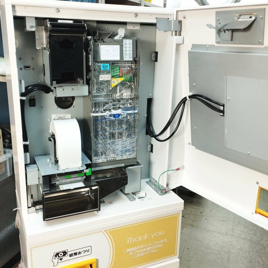 マミヤ・オーピー VMT-601 タッチパネル式小型券売機 架台付き 高額