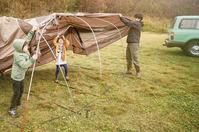 ティエラ リンド】オガワ最高峰のツールームテントのミニ版は親子3人
