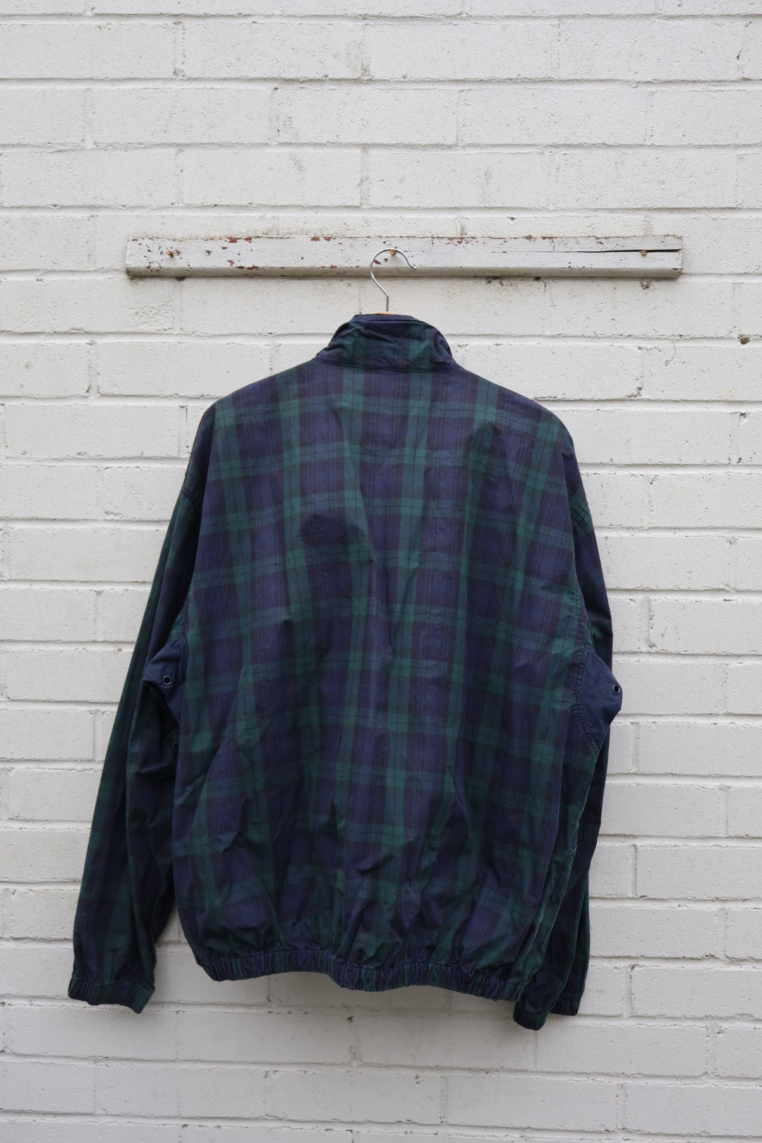 Ralph Lauren Chap Vintage 90's Check Plaid Windbreaker Jacket