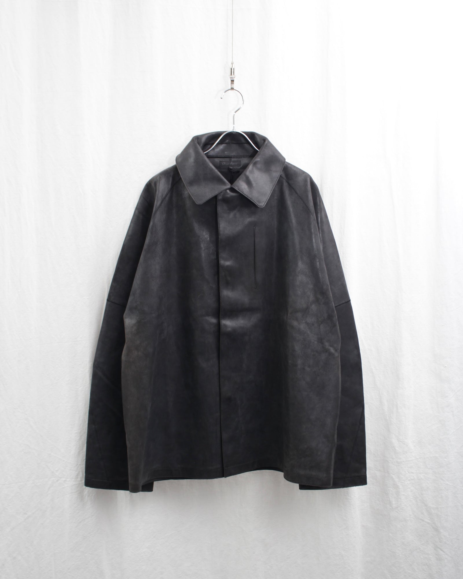 Omar Afridi / ASSEMBLED LEATHER JACKET (OA-AW20-LEATHER-101-01