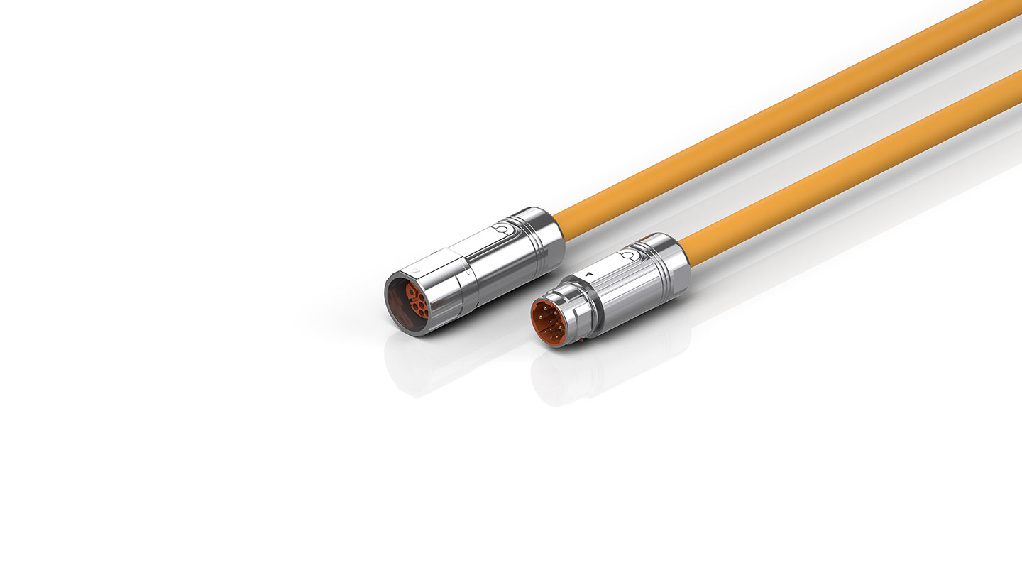 ZK4501-8023-xxxx | Motor extension cable 1.5 mm² with M23 speedtec