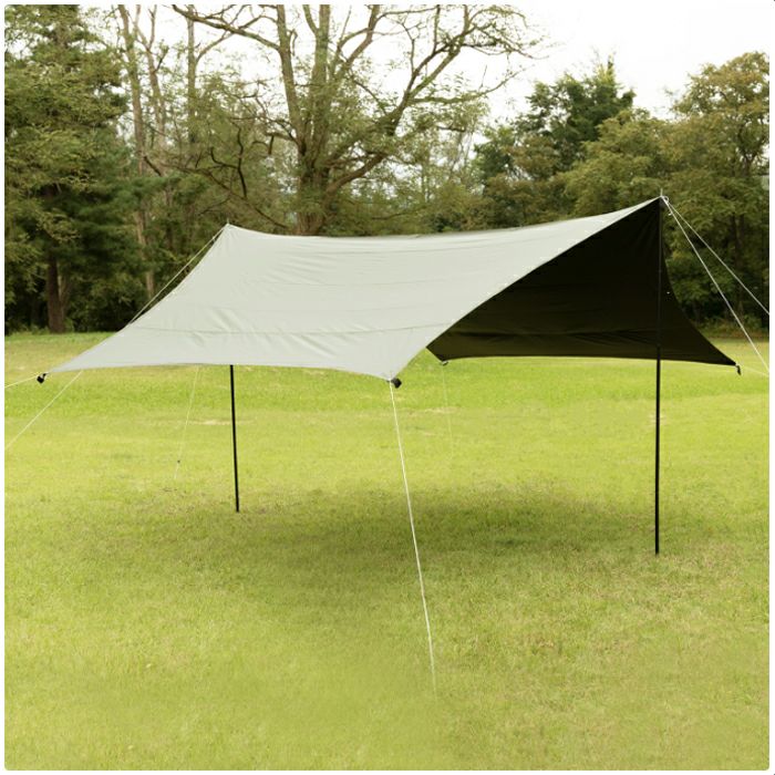 BUNDOK（バンドック）ミニヘキサゴンタープ ブラックコーティング KA