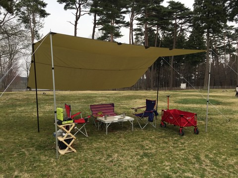 タトンカのタープ1TCが廃番になってエバニューから複数サイズ展開で再