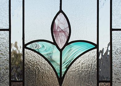 シンプルパネル（MK76） - ステンドグラスの武蔵野工房