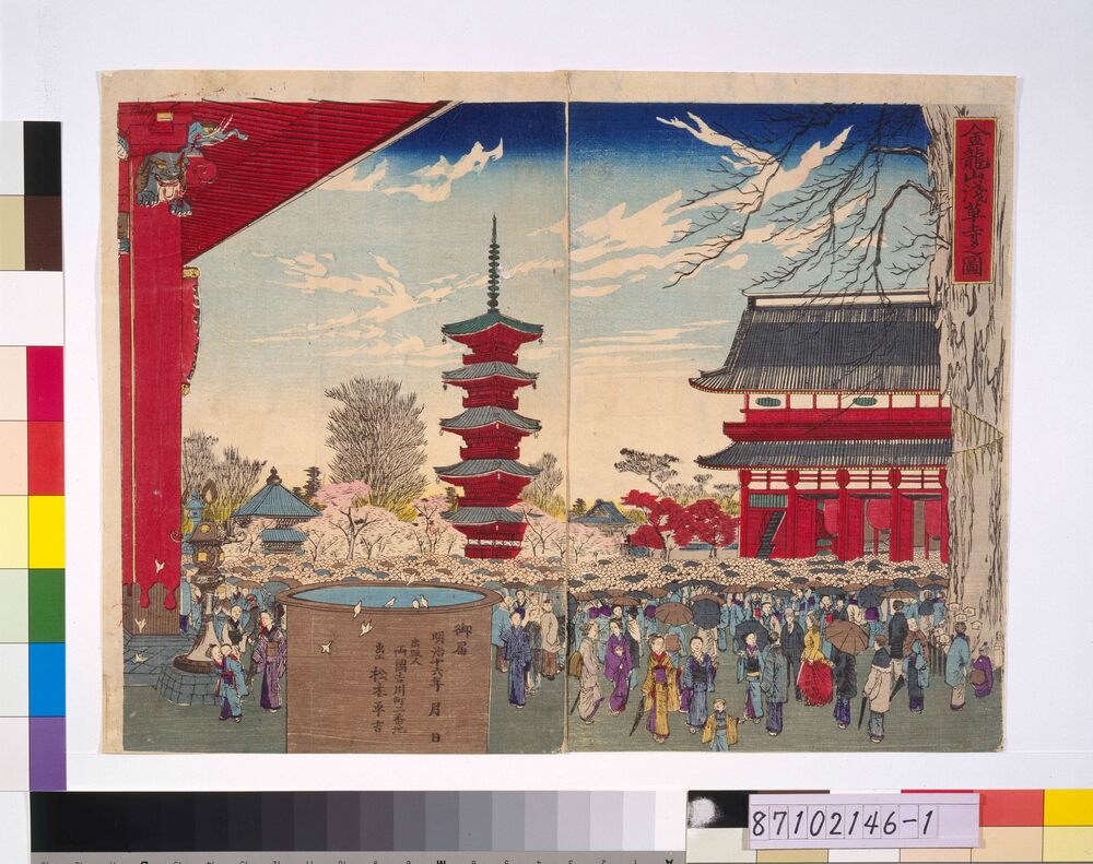 金龍山浅草寺之図 | ToMuCo - Tokyo Museum Collection