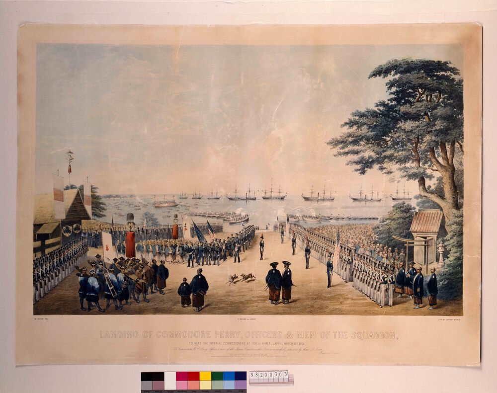 ペリー横浜来航の図 | ToMuCo - Tokyo Museum Collection