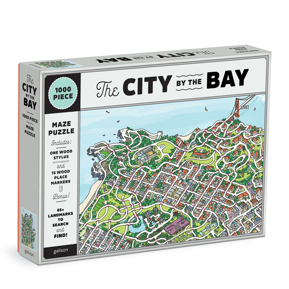 City by the Bay 1000-Piece Maze Puzzle - SFMOMA Museum Store