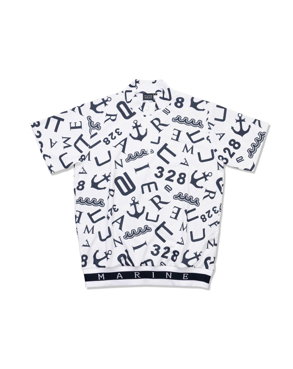 ハーフジップ ヘムリブ モックネックシャツ [全3色] – muta Online Store