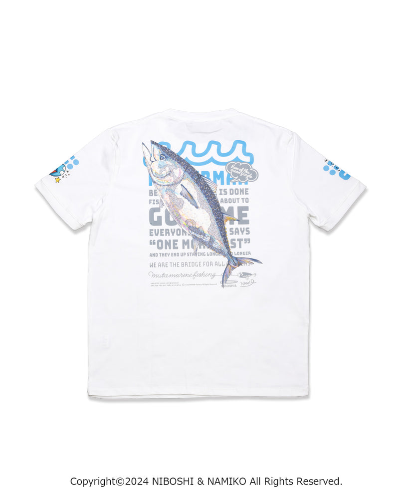 NAMIKO (NIBOSHI&) × muta MARINE Fishing Tシャツ (クロマグロ) [全2
