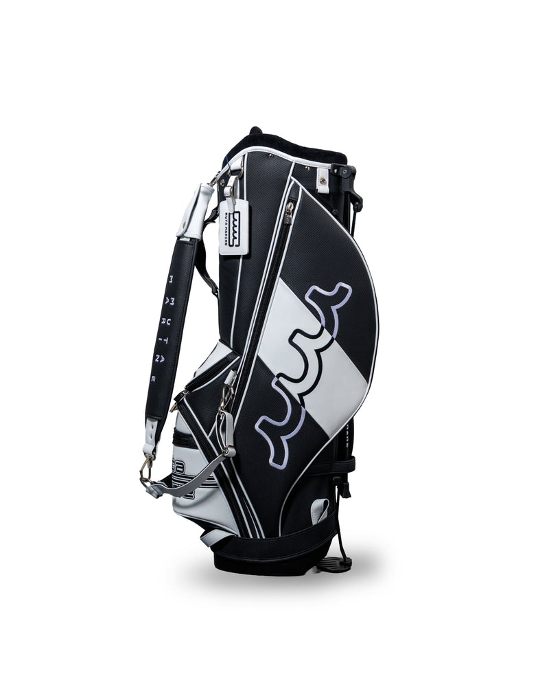 CONTINUA パンチングエシカルレザー スタンドキャディバッグ [全2色