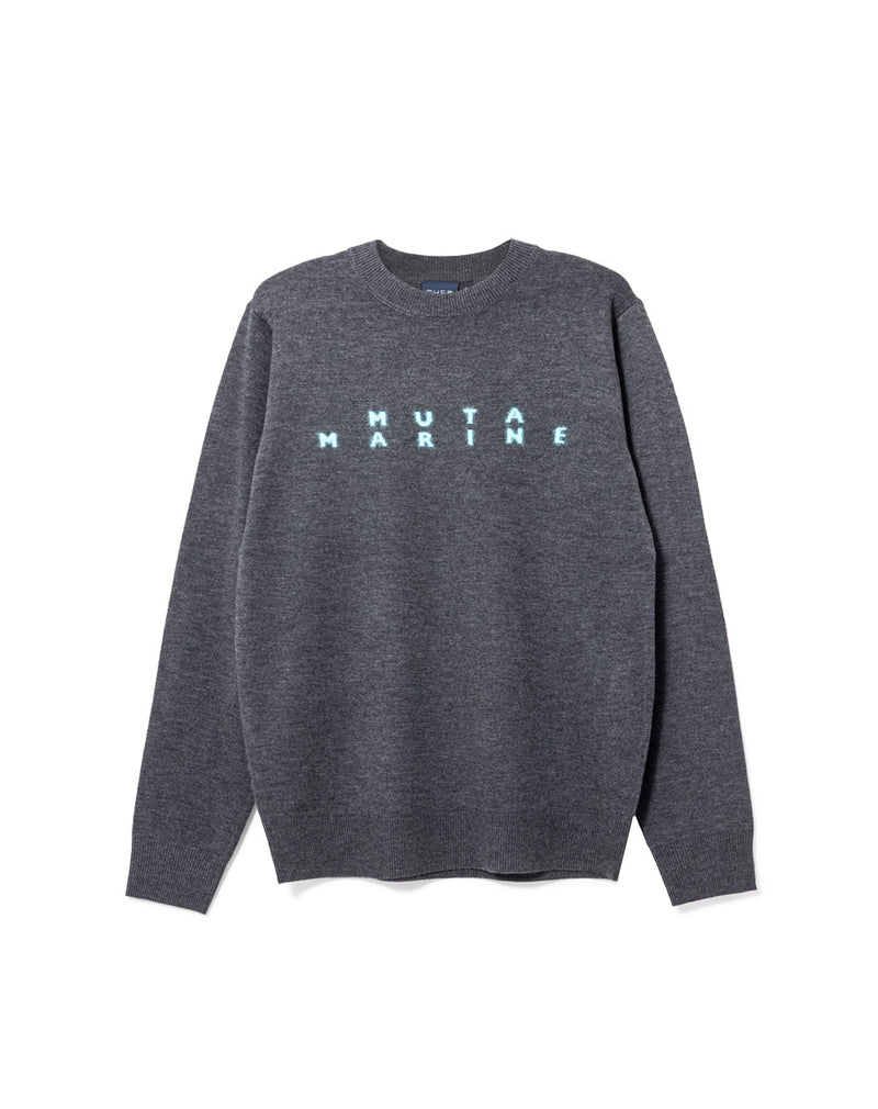 シャギーロゴ クルーネックセーター [全4色] – muta Online Store