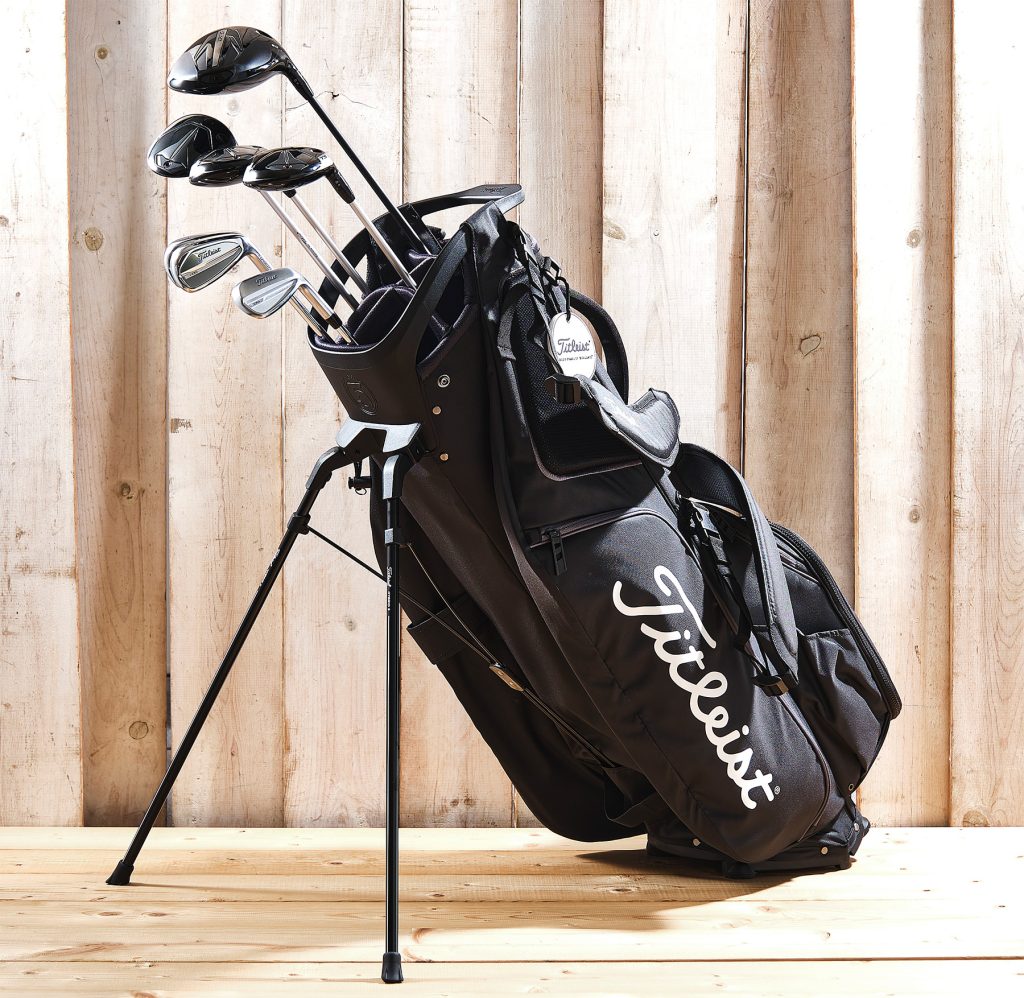 プレゼント】実用的でカッコいい!「タイトリスト」のスタンドキャディ