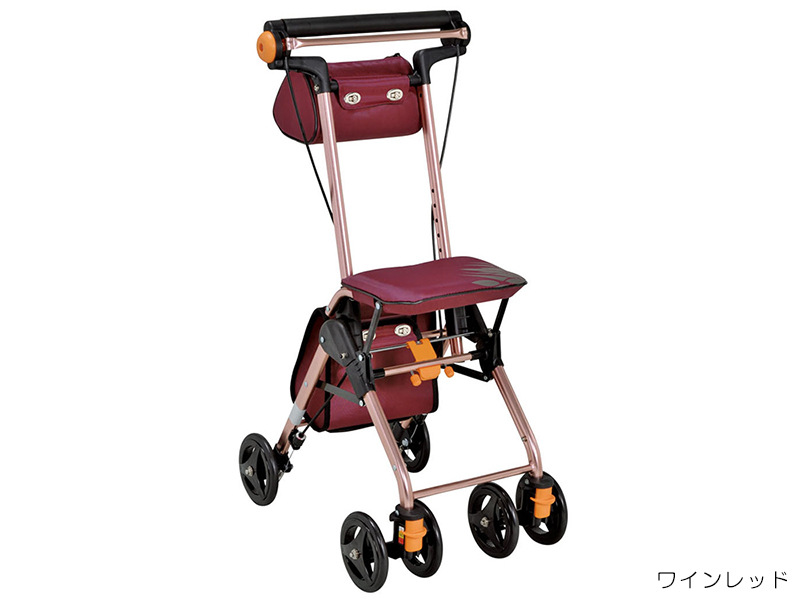 シルバーカー テイコブ ナノンDX ワインレッド : 歩行器、歩行車