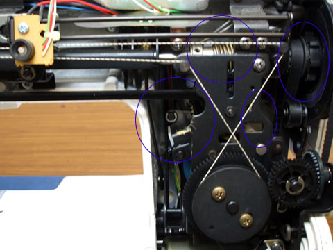 シンガー電子ミシン FIT LINE フィットライン 6580 の修理 【内部固着