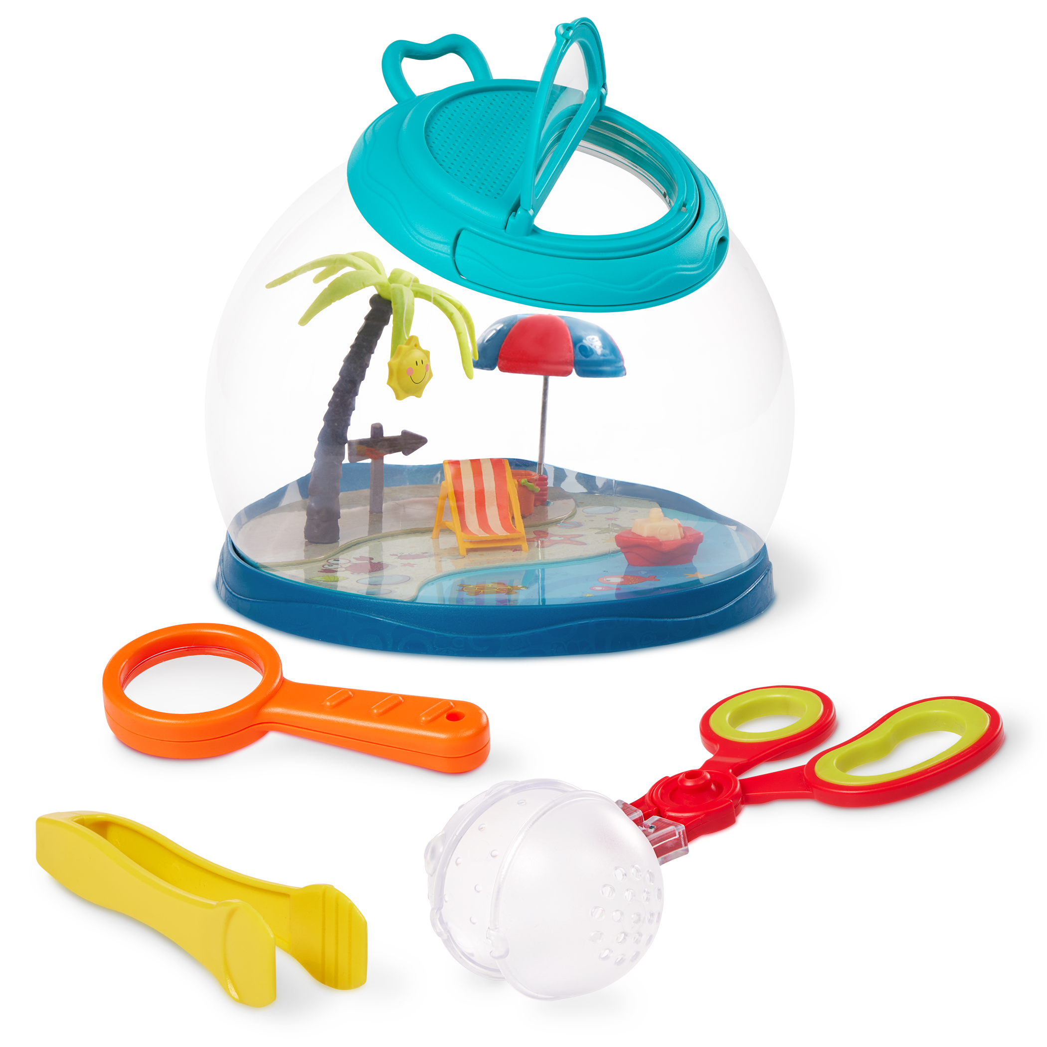 B. Tiki Retreat | Bug Hotel & Tools | B. toys