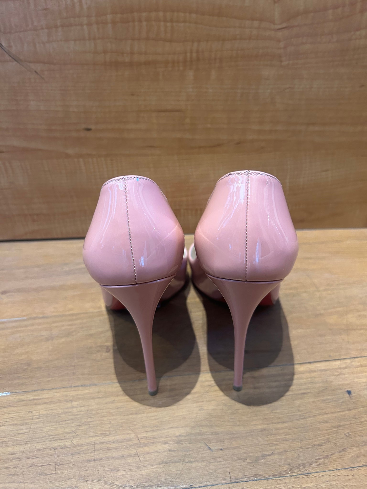 Christian Louboutin Pink Patent Leather Pumps – My Best Friend's