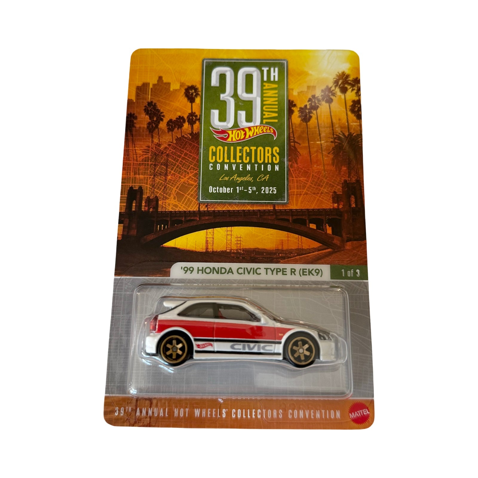 Hot Wheels 1:64 2025 39th Annual Collectors Convention '99 Honda