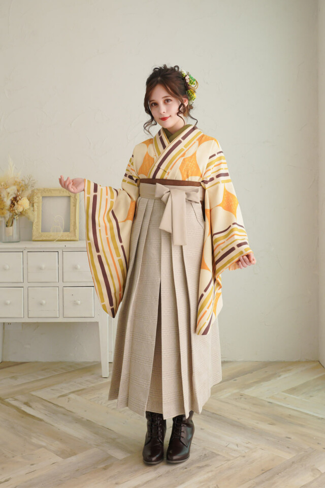 ボンボニエール 二尺袖_RM-76/ 袴RH-44(No.10143) /mitsuwa(ミツワ