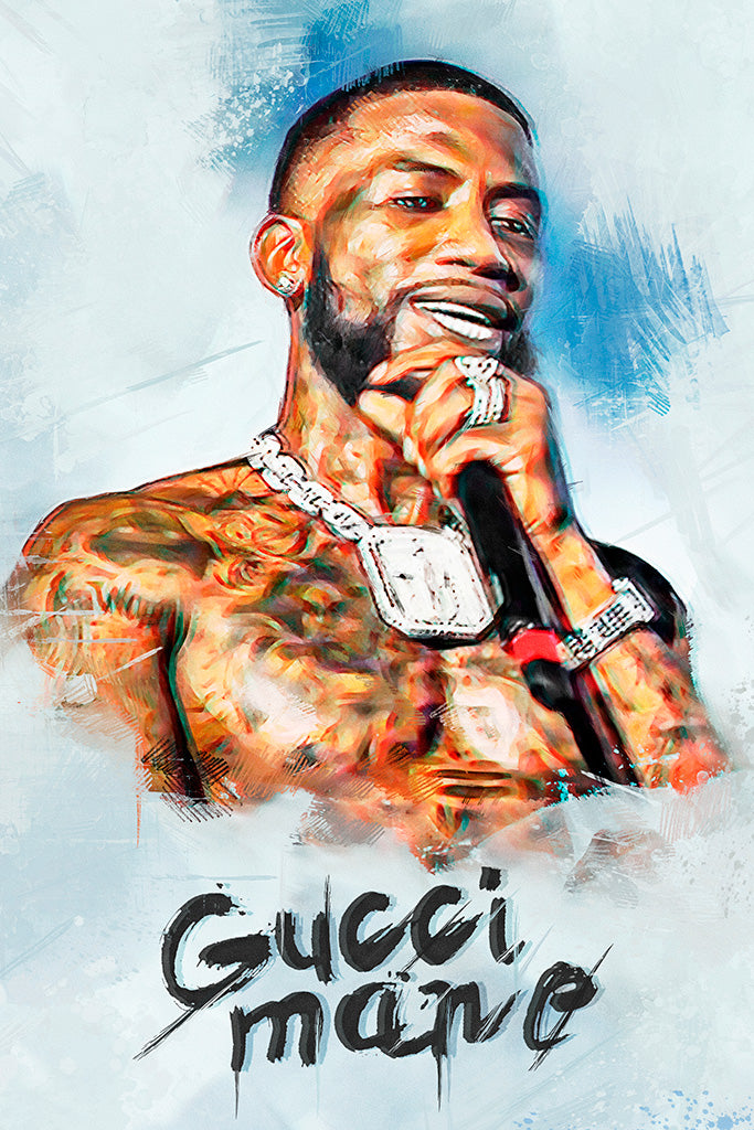 Gucci Mane Art Poster – My Hot Posters