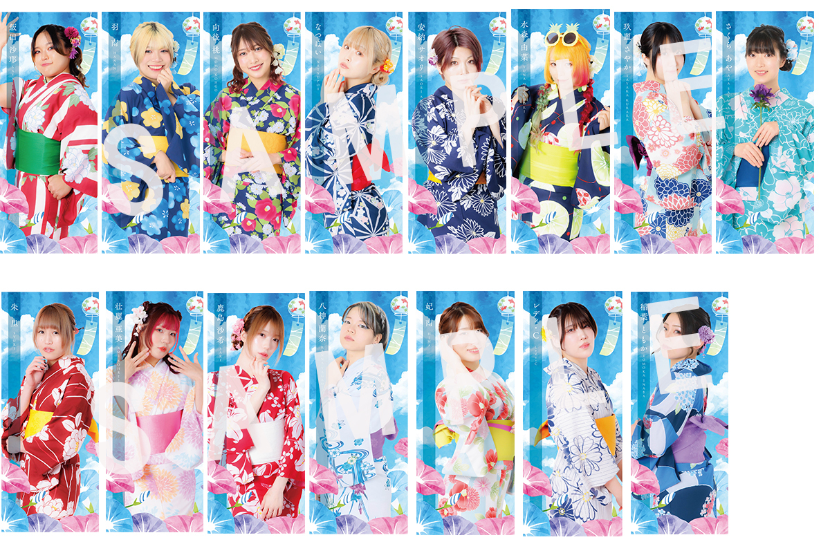 スターダム AZM選手 2021等身大タペストリー スターダム AZM選手 2021