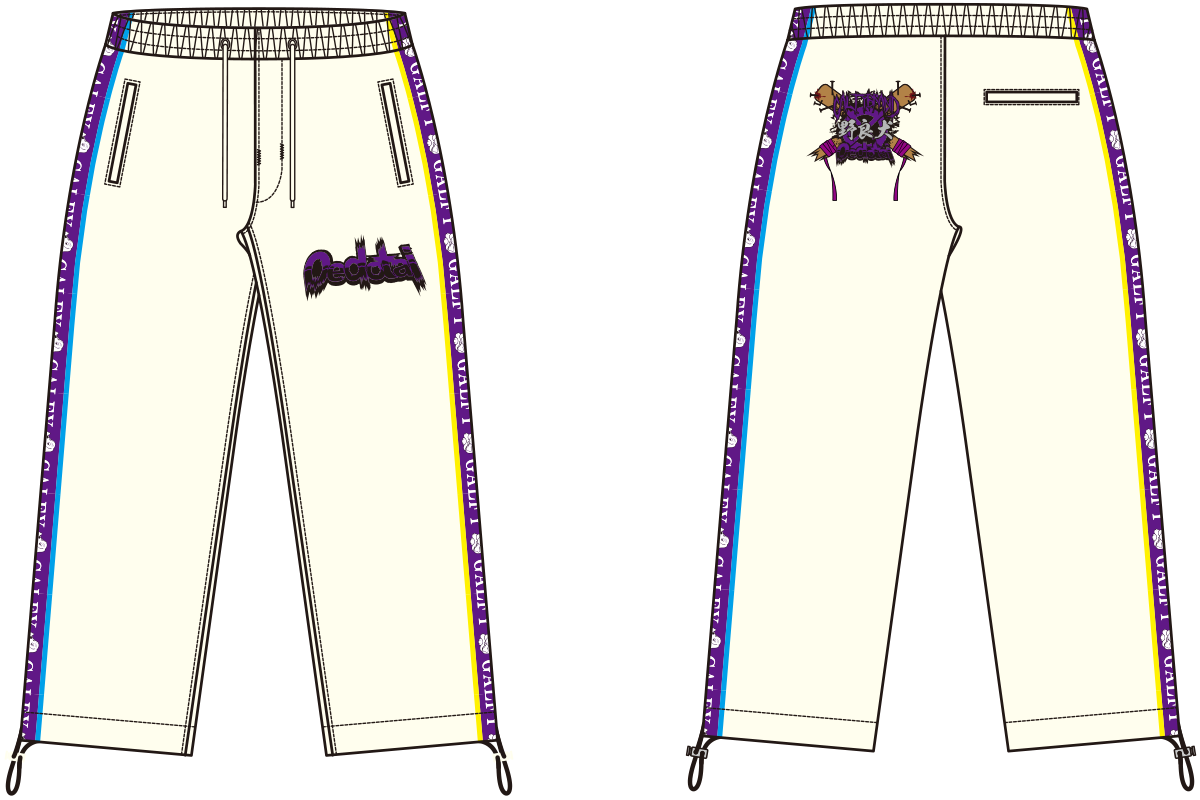 GALFY x OED コラボ KUGI BAT トラックパンツ | My STARDOM