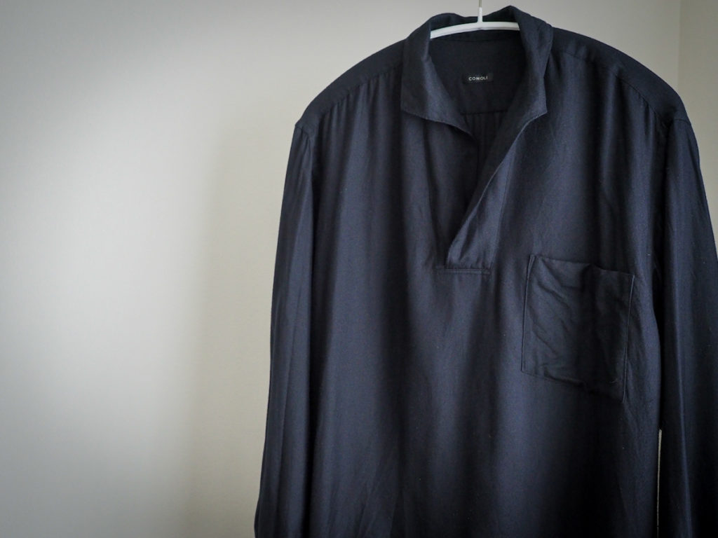 COMOLI シルクネル スキッパーシャツ 購入レビュー【2022SS】 | めもぶろ