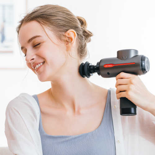 管理医療機器】マッサージガン｜肩・腰・筋肉痛をケア｜MYTREX REBIVE