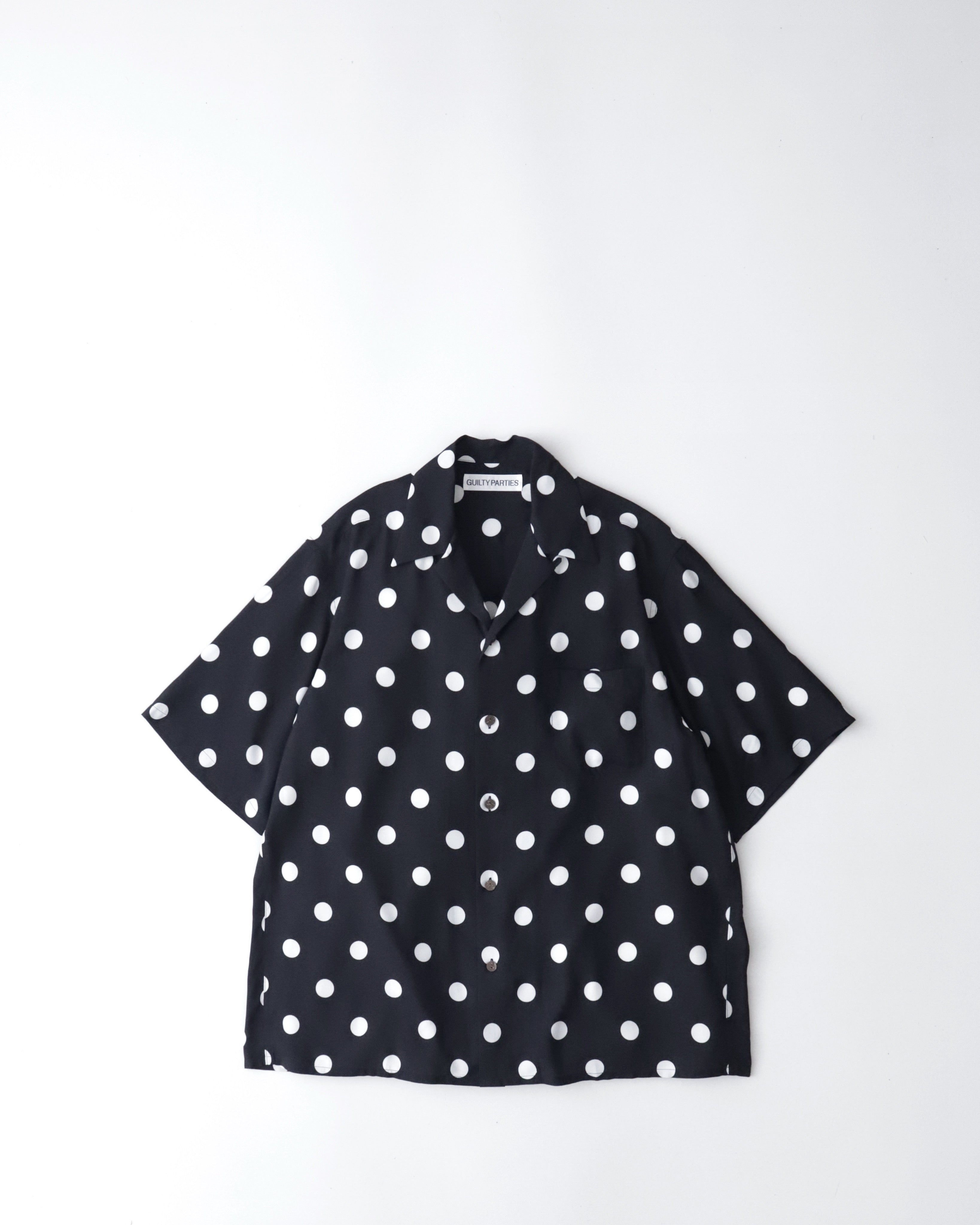 WACKO MARIA DOTS OPEN COLLAR SHIRT – NCNR ONLINE STORE
