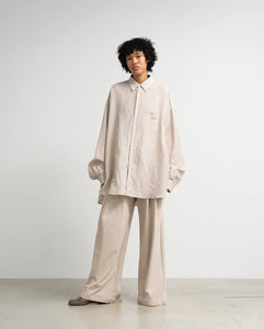 Graphpaper LINEN CUPRO L/S OVERSIZED REGULAR COLLAR SHIRT – NCNR