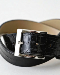 WACKO MARIA CROCODILE LEATHER BELT – NCNR ONLINE STORE