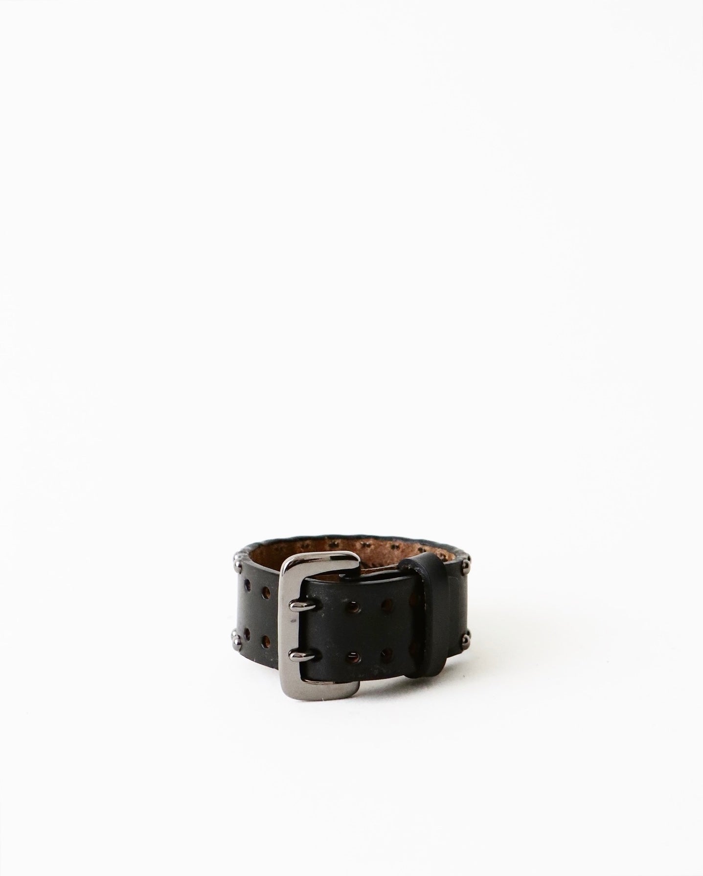 WACKO MARIA WOLF'S HEAD / STUDS LEATHER WRIST BAND（29mm） – NCNR