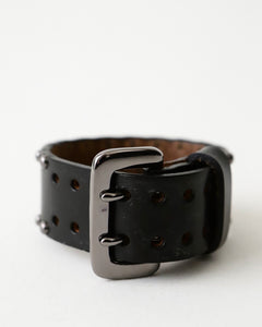 WACKO MARIA WOLF'S HEAD / STUDS LEATHER WRIST BAND（29mm） – NCNR