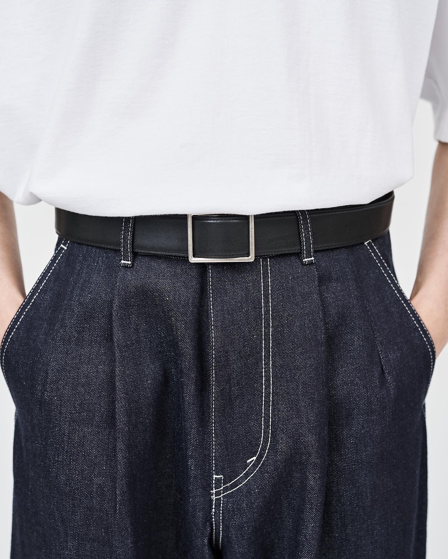 Graphpaper HOLELESS LEATHER CLASSIC BELT – NCNR ONLINE STORE