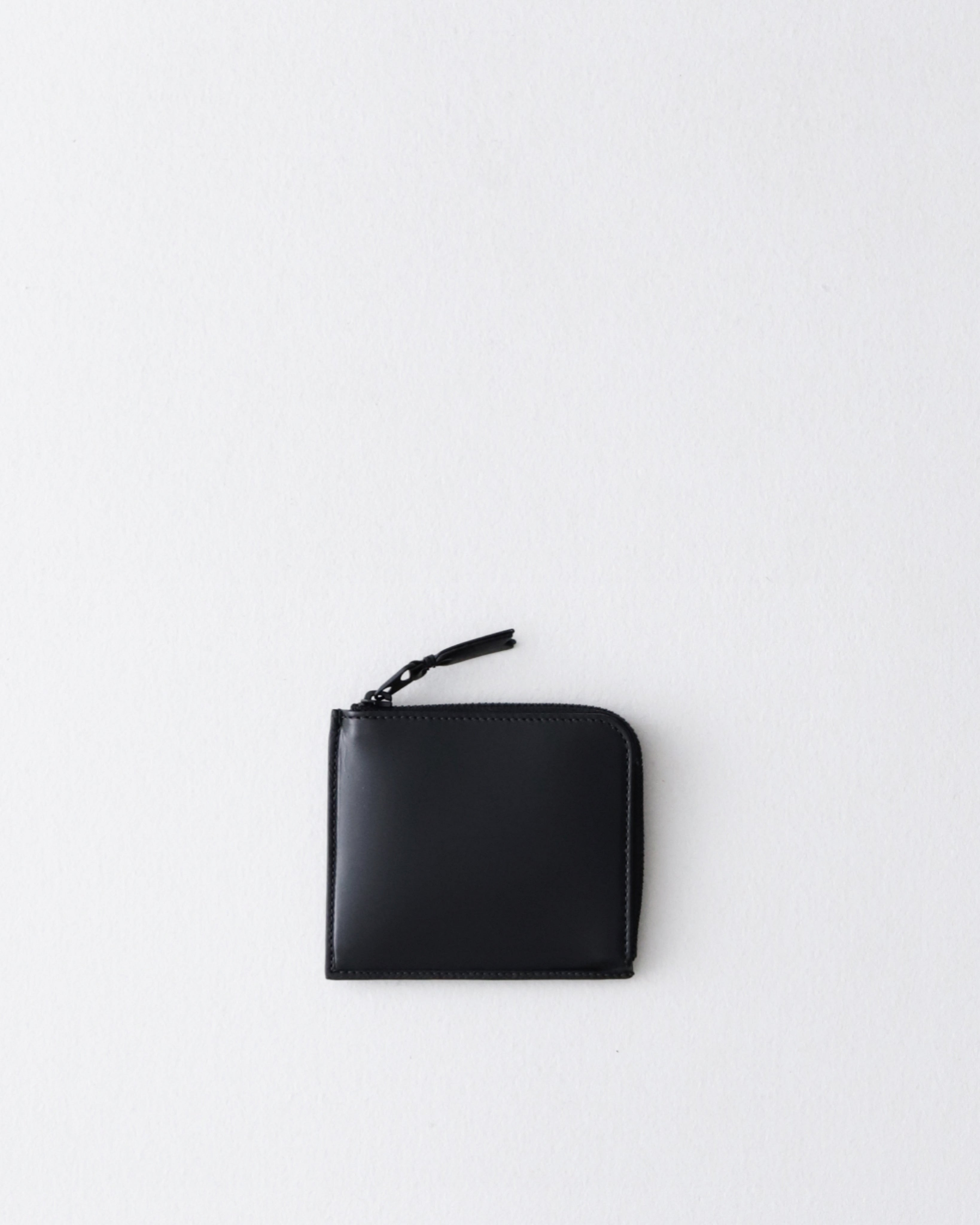 Wallet COMME des GARCONS VERY BLACK LEATHER LINE ZIP WALLET – NCNR