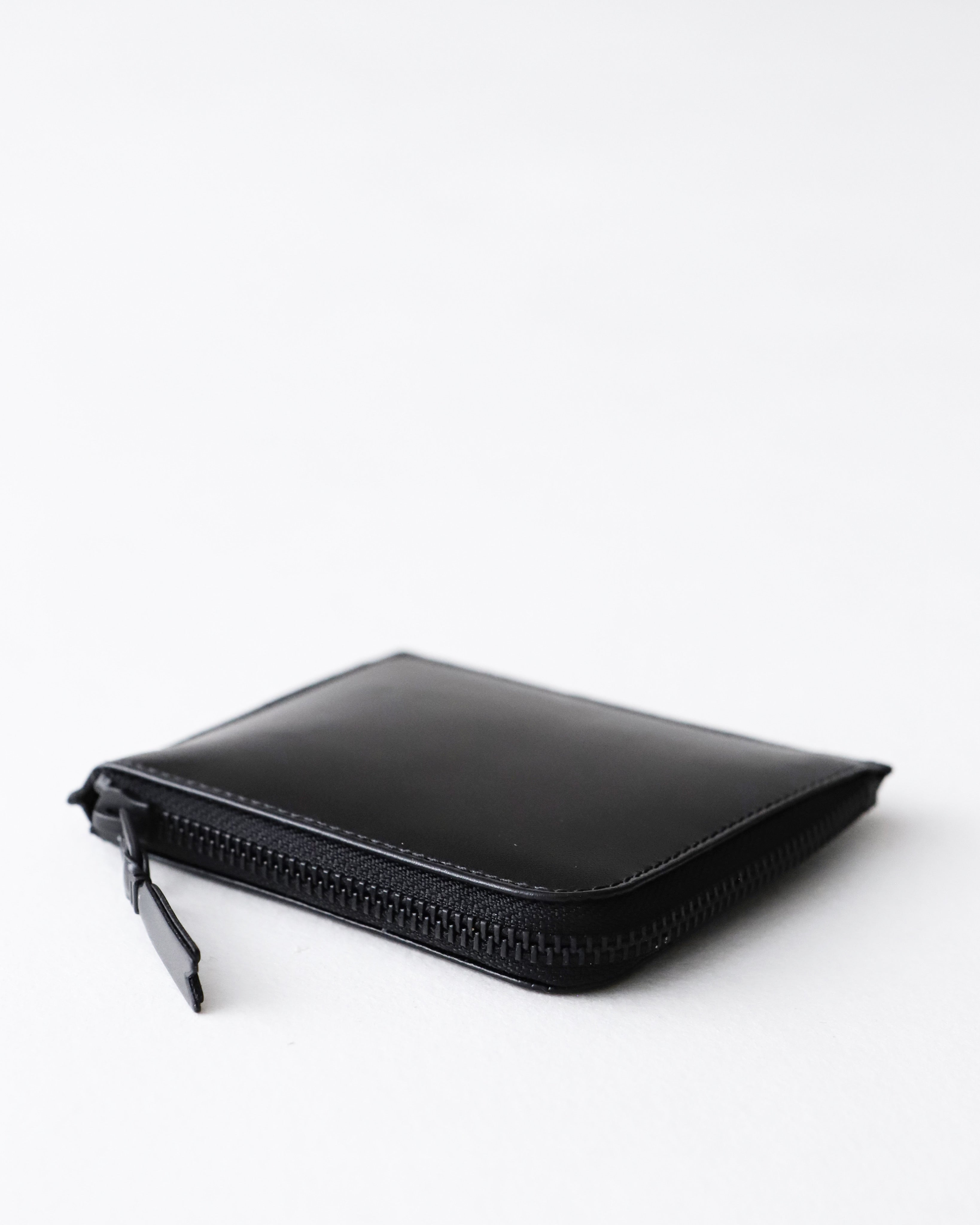 Wallet COMME des GARCONS VERY BLACK LEATHER LINE ZIP WALLET – NCNR
