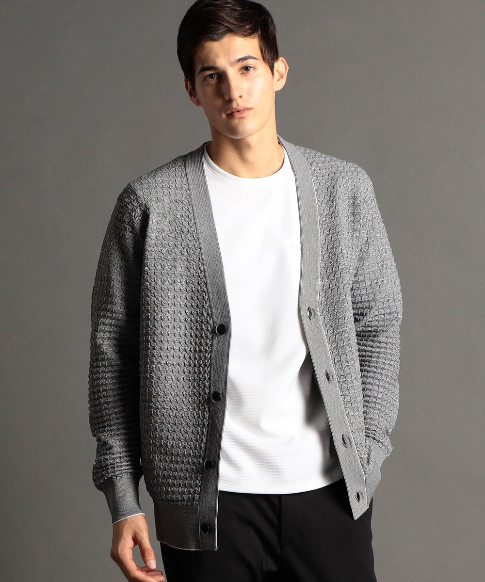 ジオメトリックジャカード ニットカーディガン｜ニット｜ニコル公式