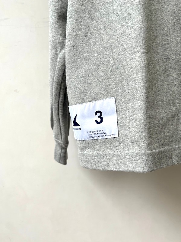 DESCENDANT（ディセンダント）BERTH JERSEY LSの通販｜ネーム