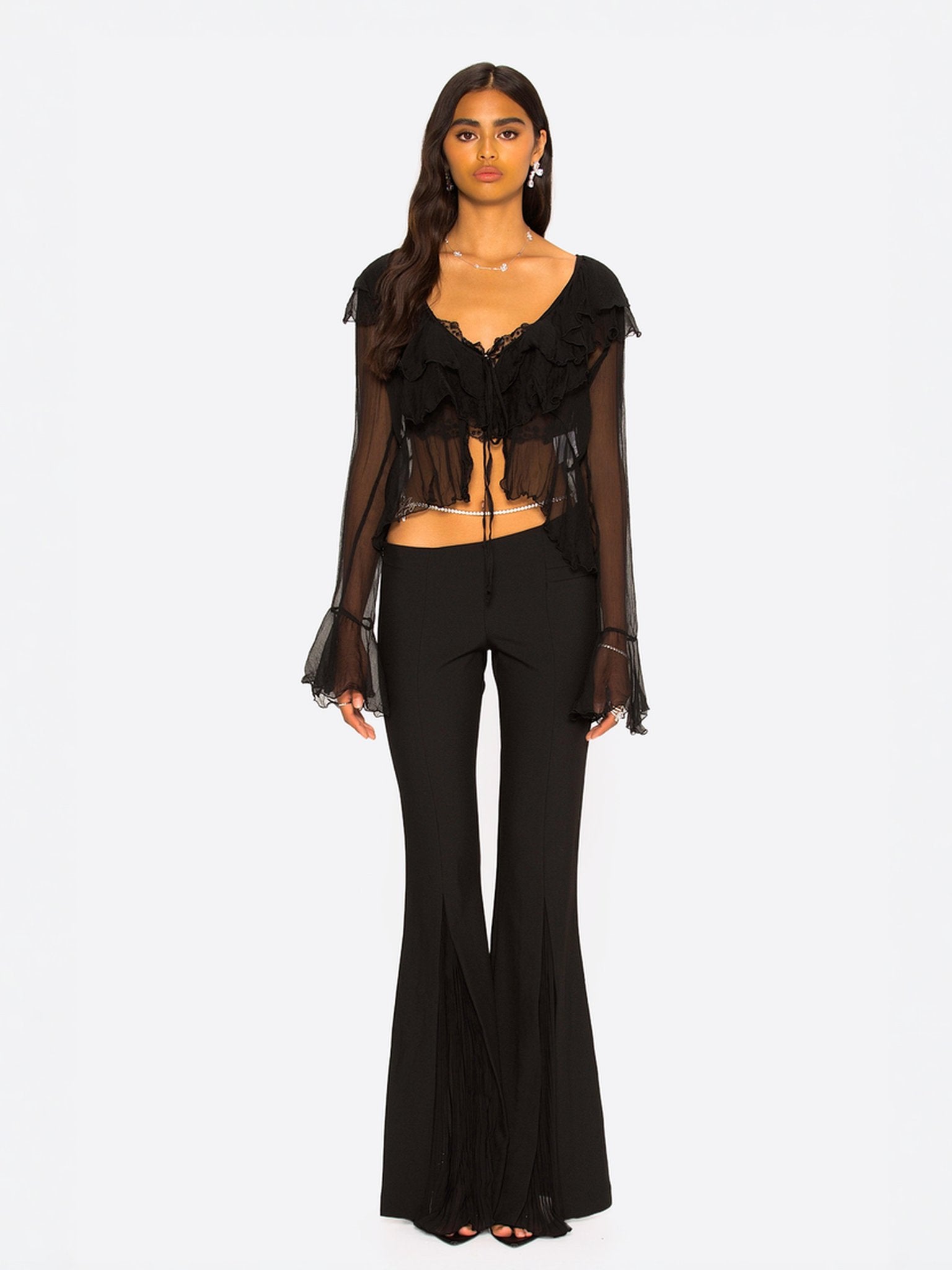 Gabriella Top (Black) | Nana Jacqueline Designer Wear