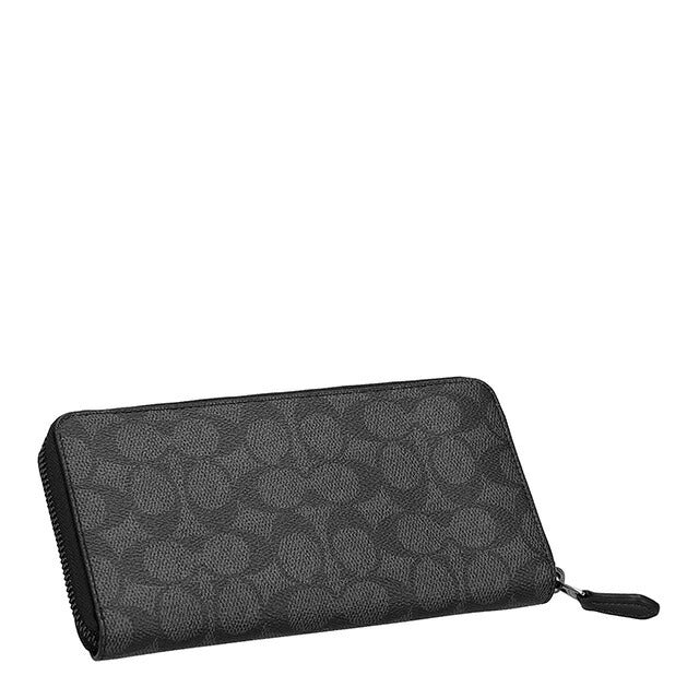 コーチ 長財布 メンズ ブランド COACH CY405 チャコール/ブラック