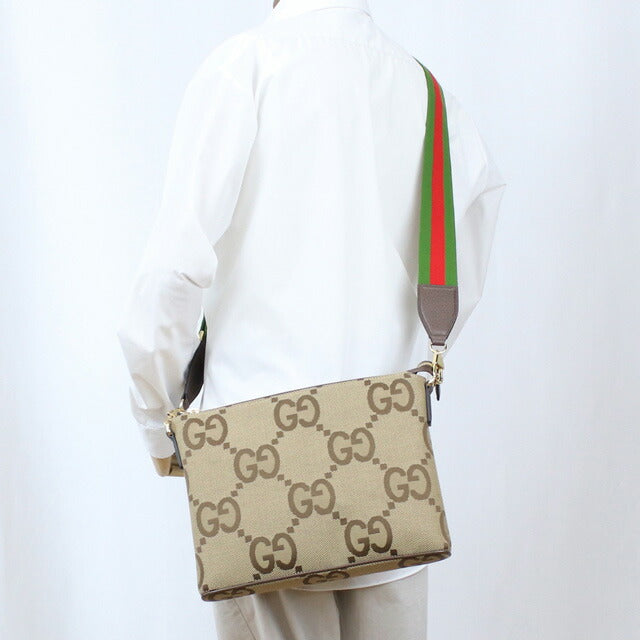 グッチ 斜め掛けショルダーバッグ メンズ ブランド ジャンボGG