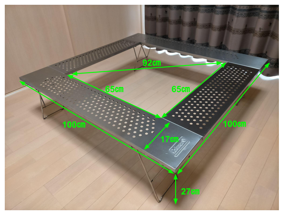 コールマン ファイアープレイステーブル】レビュー。ラックとしても