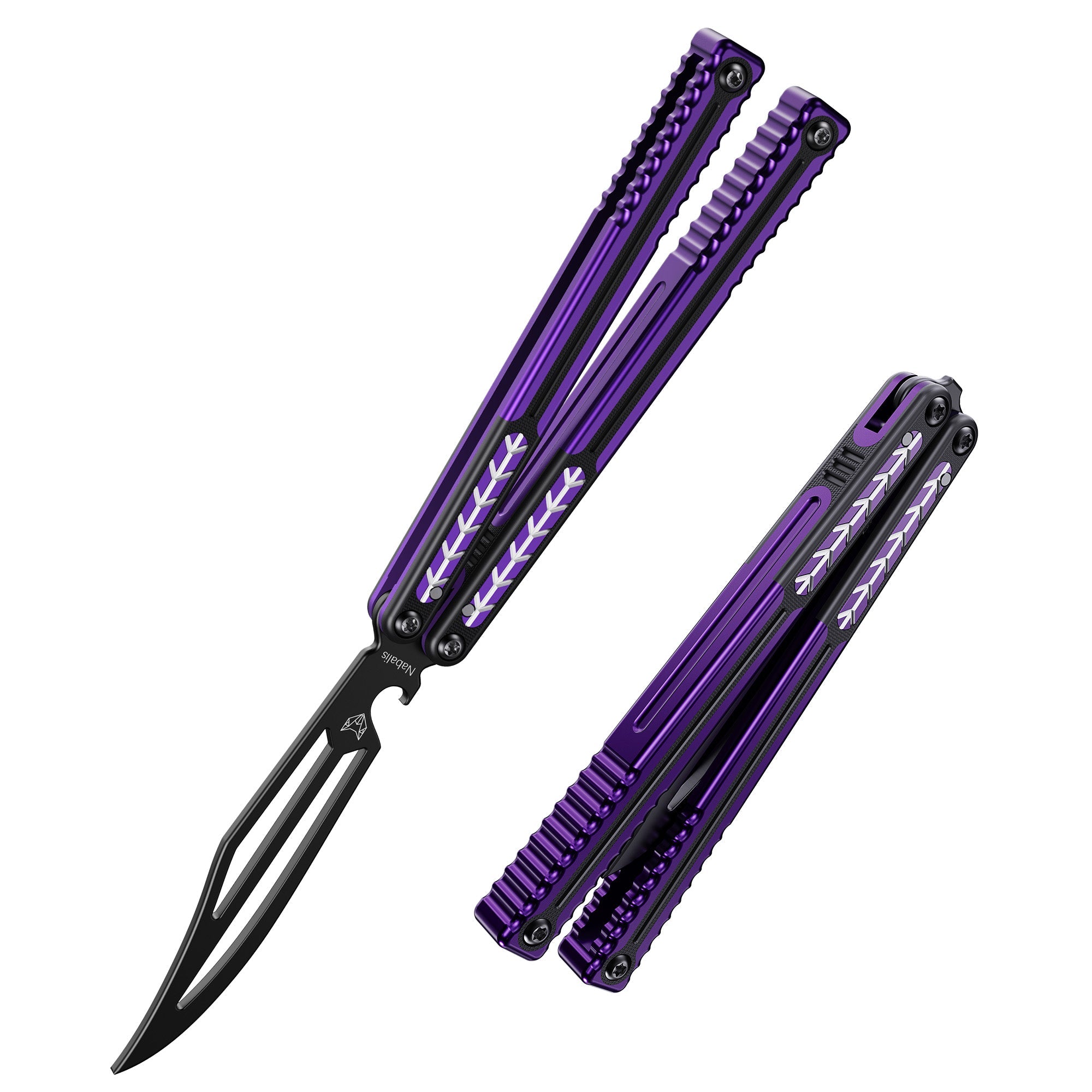 Nabalis Vulp Pro Balisong バタフライ ナイフ トレーナー G10 &amp