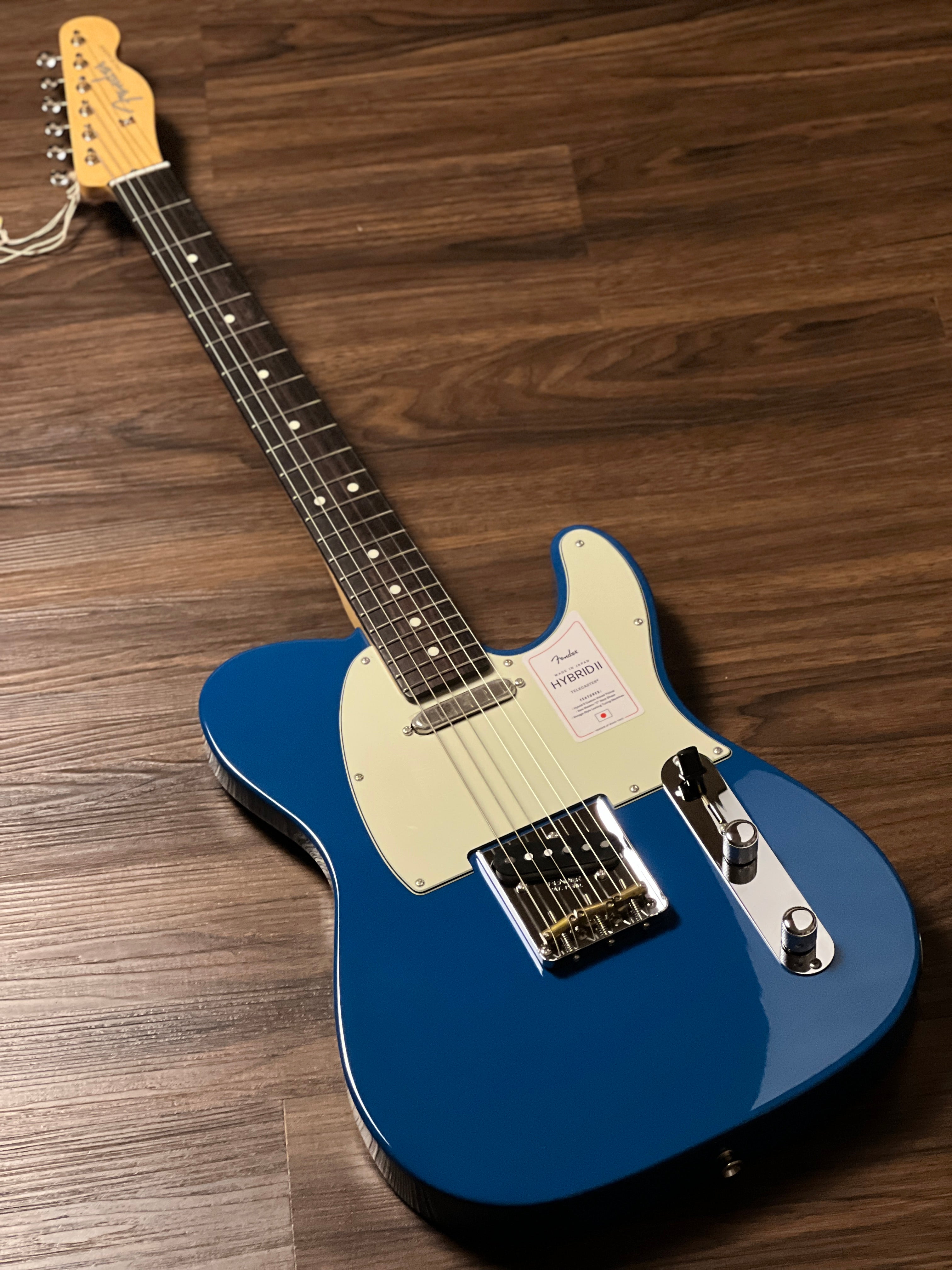 Fender Japan Hybrid II Telecaster with Rosewood FB in Forest Blue