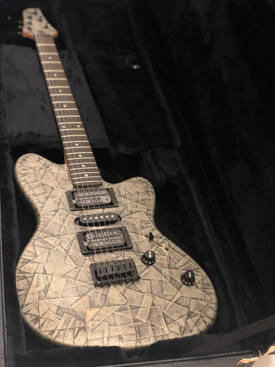 Ibanez NDM1 Noodles Signature Taped Stained Gray with Hardshell