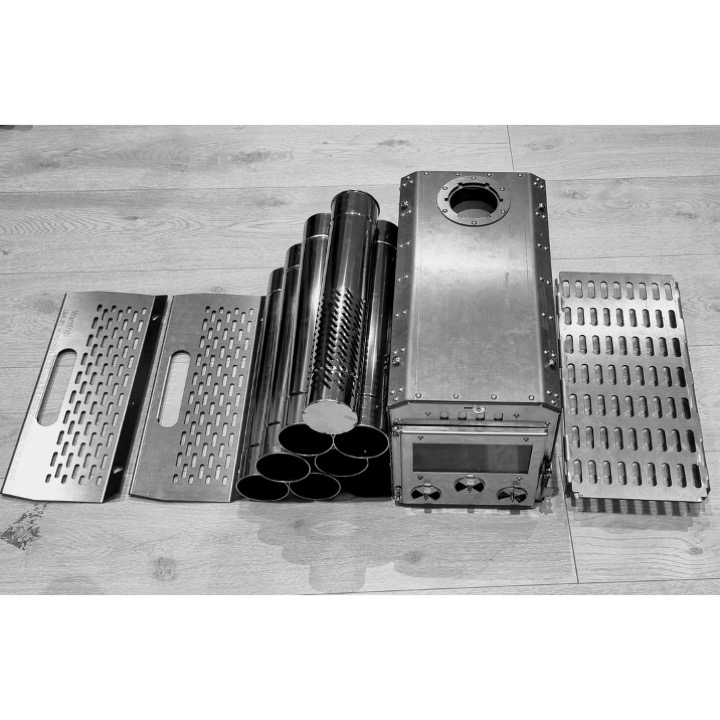 ながのキャンパル ONLINE SHOP / NORTENT Stainless Steel Stove 薪