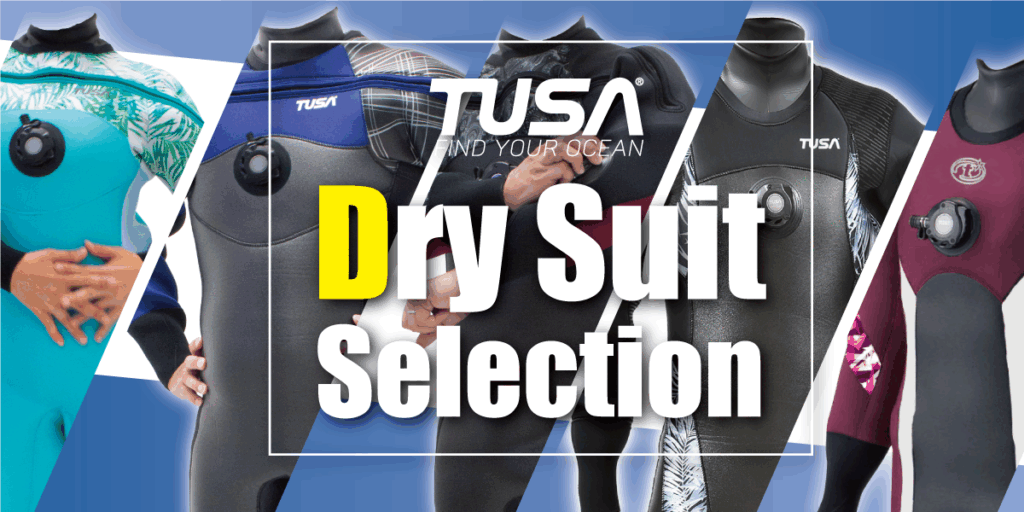 TUSA】秋の海をもっと快適に！ドライスーツ＆小物特集 | 凪~nagi