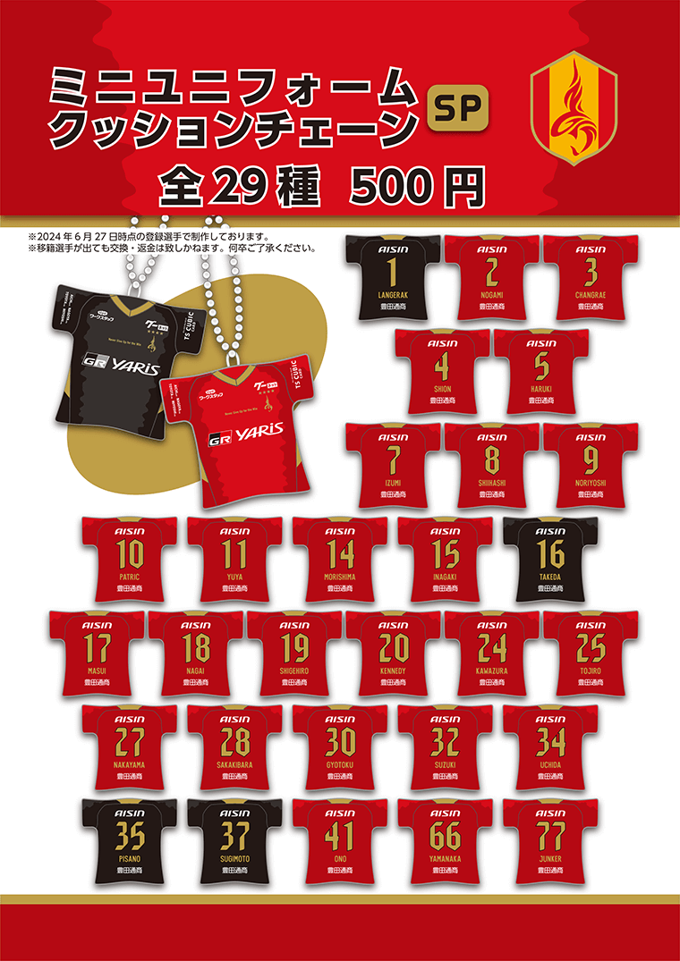 オフィシャルグッズ売店】鯱の大祭典を盛り上げる新商品が販売決定