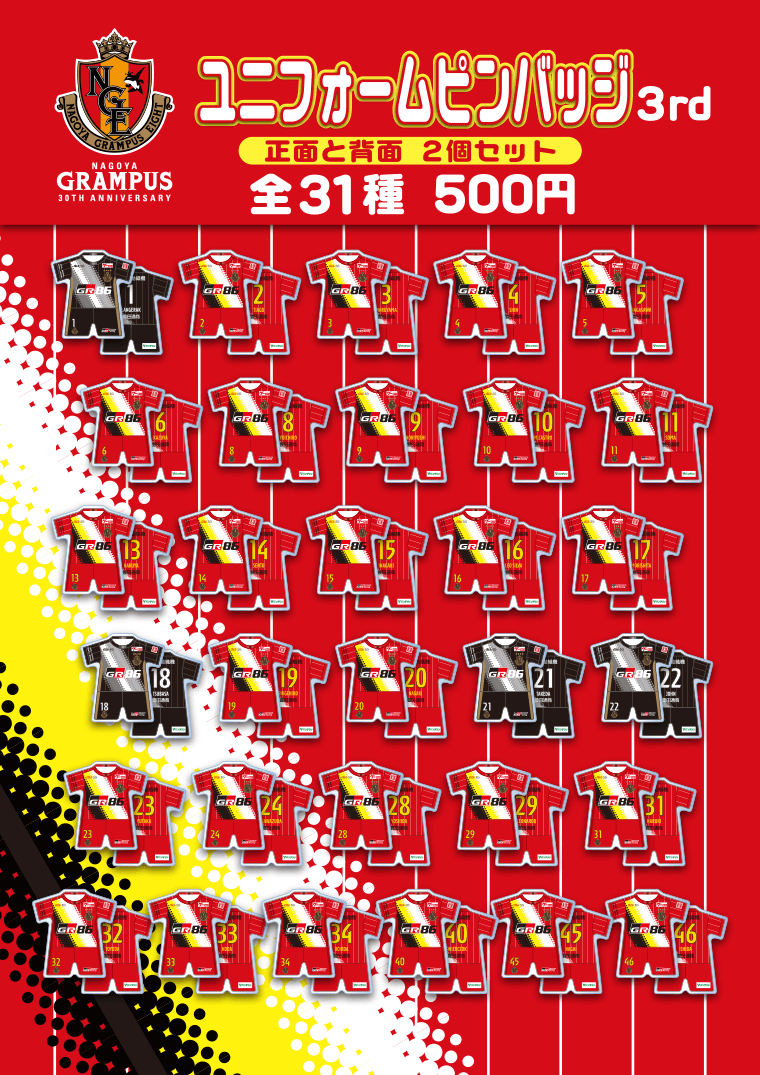 オフィシャルグッズ売店】鯱の大祭典限定グッズを身に着けて、観戦を